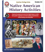 Native American History Activities Workbook, 5th Grade Workbooks and Up, Native American History Books Covering Important People & Events, Grade 5-8 ... Curriculum Workbook 162223880X Book Cover