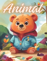 Adorable Animal: coloring books for kids: adorable animals for drawing B0CSYTK8LM Book Cover