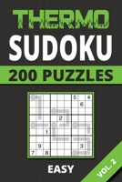 Thermo Sudoku Easy Vol. 2: 200 Puzzles For Kids, Teens, Adults, Seniors B0CQHCFS7K Book Cover