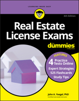 Real Estate License Exams for Dummies with Online Practice Tests 1119724856 Book Cover