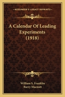 A Calendar of Leading Experiments 1144952395 Book Cover