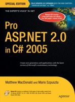 Pro ASP.NET 2.0 in C# 2005, Special Edition 1590594967 Book Cover