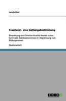 Faserland - eine Gattungsbestimmung 3656156972 Book Cover