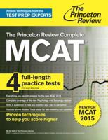 Cracking the MCAT with 4 Practice Tests, 2015-2016 Edition 0804125082 Book Cover