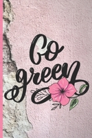 Funny Blank Vegan Recipe Book - Go Green: Blank CookBook to Collect the Recipes You Love In Your Own Custom Cooking NoteBook Journal - 6 x 9 101 Pages 1676475680 Book Cover