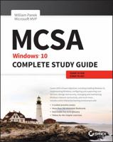 McSa: Windows 10 Complete Study Guide: Exam 70-698 and Exam 70-697 1119384966 Book Cover