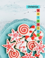 Christmas Notebook: Cookies Cover Blank Lined Composition Book , Inspirational Journal , Doodle Diary - Gifts A Special Day For Women Men Kids Teens ... 100 Pages (Christmas Composition Notebook) 1696487986 Book Cover