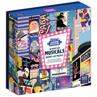50 Must-See Musicals Bucket List Puzzle Box: 1000 Pieces 1797232223 Book Cover