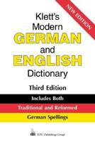 Klett's Modern German and English Dictionary 0844228745 Book Cover