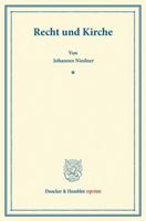Recht Und Kirche: (Sonderabdruck Aus Der Festschrift Fur Dr. Rudolph Sohm (S. 275-315)) 3428166973 Book Cover