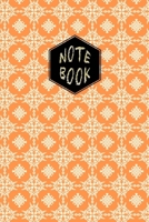 Notebook: Lined Journal/Notebook/Diary - Ornamental Art Orange Cover - 6x9 inch/100 Pages (Ornamental Art Series) 1691024201 Book Cover