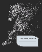 Composition Notebook: Adorable Horse Themed Wide Ruled Composition Notebook For All Horse Lovers. An Adorable Gift For Kids, Teens, Boys & Girls 1661302351 Book Cover