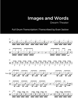 Dream Theater - Images and Words: Full Drum Transcription 1716797500 Book Cover