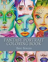 Fantasy Portrait Coloring Book 0692717536 Book Cover