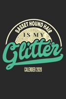 Basset Hound Hair Is My Glitter Calender 2020: Funny Cool Basset Hound Pocket Calender 2020 Monthly & Weekly Planner - 6x9 - 128 Pages. Cute Gift For All Basset Hound Moms, Mothers, New Pet Owners, En 167749414X Book Cover