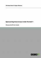 Sponsoring-Awareness in der Formel 1 363866810X Book Cover