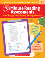 3-Minute Reading Assessments: Word Recognition, Fluency & Comprehension : Grades 4-6, 2nd Edition B0H7VVFV5D Book Cover