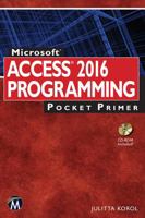 Microsoft Access 2016 Programming Pocket Primer 194227081X Book Cover