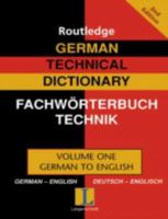 German Technical Dictionary 0415335868 Book Cover