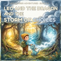 LEO AND THE DRAGON AND THE STORM OF CHOICES: A Magical Adventure About Courage, Decisions, and Trusting Yourself (LEO & EMBER ADVENTURES) B0H1WL2DRL Book Cover