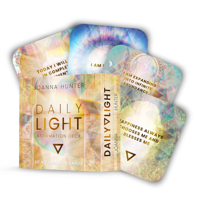 Daily Light Affirmation Deck: Quotes to Shift Your Consciousness (60 Full-Color Affirmation Cards) 0645885037 Book Cover