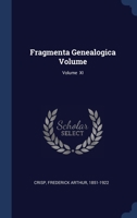 Fragmenta genealogica 9354026052 Book Cover