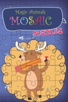 Magic Animals Mosaic: Puzzles B08VXHQC4Z Book Cover