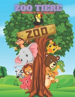 ZOO TIERE - Malbuch Für Kinder (German Edition) B08JDTN2T5 Book Cover