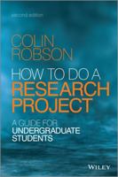How to do a Research Project: A Guide for Undergraduate Students 1405114908 Book Cover