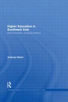 Higher Education in Southeast Asia: Blurring Borders, Changing Balance 0415435013 Book Cover