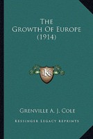 The Growth Of Europe 0548597618 Book Cover