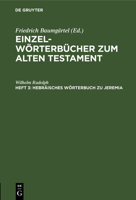 Hebräisches Wörterbuch Zu Jeremia 3111050017 Book Cover