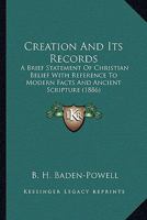 Creation and Its Records 142181112X Book Cover