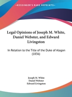 Legal Opinions 1104235595 Book Cover