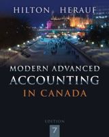 Modern Advanced Accounting in Canada [with Connect with Smartbook] 1259087557 Book Cover