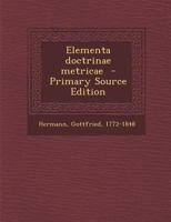 Elementa doctrinae metricae 1287675808 Book Cover