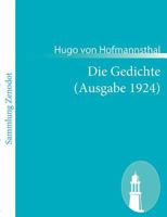 Die Gedichte Ausgabe 1924 384305603X Book Cover