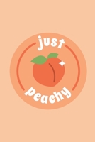 Just peachy | Notebook: Peach notebook, Peach gifts for men and women | Lined notebook/journal/logbook 1710496096 Book Cover