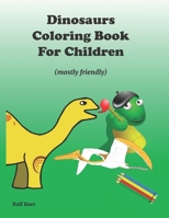 Dinosaurs Coloring Book for Children: B08P289518 Book Cover