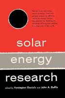 Solar Energy Research 4871877116 Book Cover