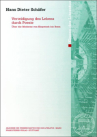 Verteidigung Des Lebens Durch Poesie: Uber Die Moderne Von Klopstock Bis Benn 3515099689 Book Cover