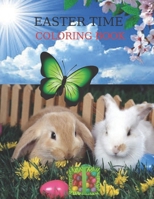 EASTER TIME COLORING BOOK B08WJZ816T Book Cover