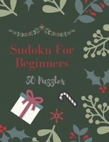 Sudoku For Beginners: Sudoku Puzzles Book - Christmas Edition, Easy Sudoku Puzzle Book For Adults, 80 Puzzles With Solutions, Sudoku One Puz B08QBQKY8K Book Cover