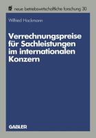 Verrechnungspreise Fur Sachleistungen Im Internationalen Konzern 3409139036 Book Cover