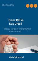 Mein Spickzettel Franz Kafka Das Urteil (German Edition) 3732249719 Book Cover