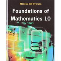 Foundations of Mathematics 10 Student Edition 0070977682 Book Cover