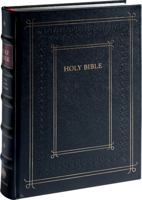 Cambridge KJV Family Chronicle Bible, Black Calfskin Leather over Boards, with illustrations by Gustave Doré 1108718159 Book Cover