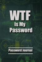 WTF Is My Password: My Personal Password book, Removable Cover Band for Security, An Organizer for All Your Passwords and Shit, Password Journal: WTF Is My Password 1676140298 Book Cover