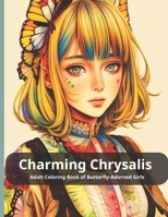 Charming Chrysalis Adult Coloring Book of Butterfly-Adorned Girls B0CGL3JLRD Book Cover
