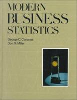 Modern Business Statistics 0534168361 Book Cover